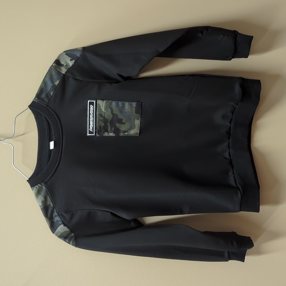 Camo and Black Sweatshirt - Picture 1 of 5